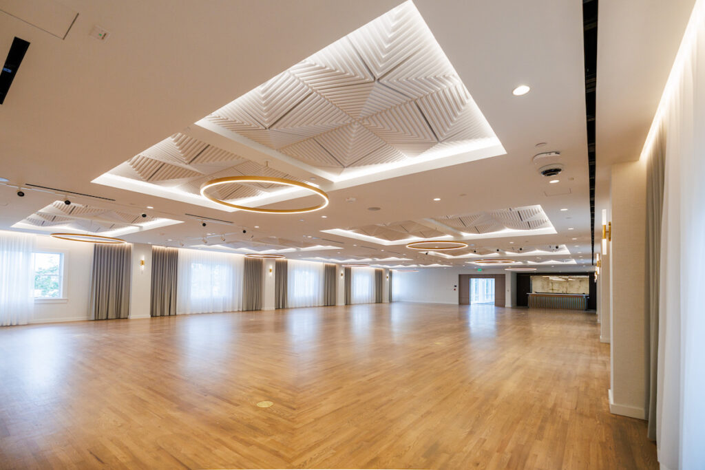 view of new ballroom