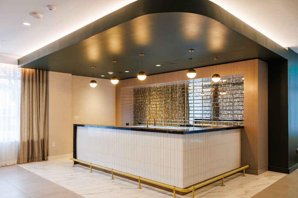 corner bar in lobby