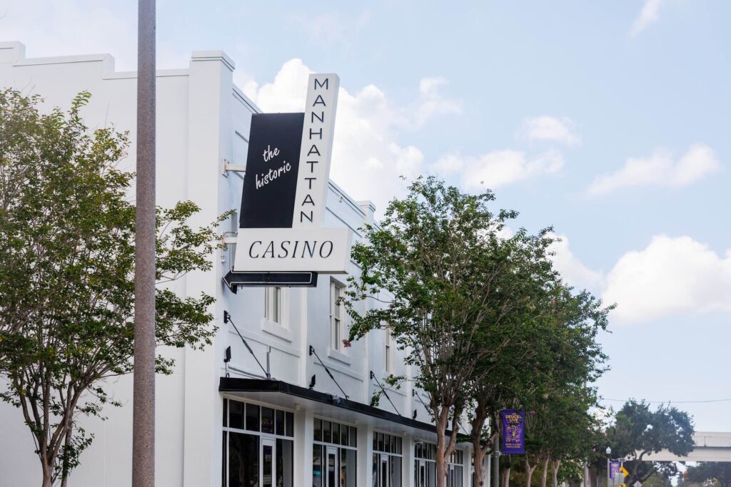 exterior of Manhattan Casino
